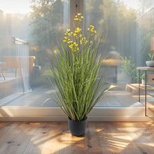 Load image into Gallery viewer, Potted Artificial Grassy Spring Wildflower 50x50x85cm