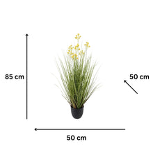 Load image into Gallery viewer, Potted Artificial Grassy Spring Wildflower 50x50x85cm