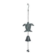 Load image into Gallery viewer, Hanging Turtles w/Cast Iron Bell 14.5x7.5x62cm