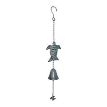 Load image into Gallery viewer, Hanging Turtles w/Cast Iron Bell 14.5x7.5x62cm