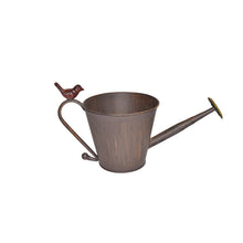 Load image into Gallery viewer, Watering Can Shape Potplanter w/yellow flower 34x16x19cm