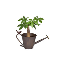 Load image into Gallery viewer, Watering Can Shape Potplanter w/yellow flower 34x16x19cm