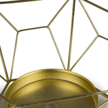 Load image into Gallery viewer, Set/2 Nested Luxe Geometric Candleholder 22x11/16x8cm(1/12)
