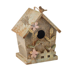 Load image into Gallery viewer, Picket Fence Cottage Hanging Bird House 18.5x14x24.5HCM