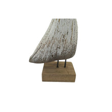 Load image into Gallery viewer, Set/2 Asst Size Handcrafted Contemporary Wooden Angels 11.5x5x24/10.5x5x20cm