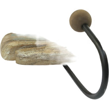 Load image into Gallery viewer, Handcrafted Wooden Whale Wall Hanging w/3 Hooks 56x11x39cm