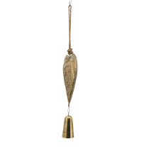 Load image into Gallery viewer, Metal Hanging Heart Decoration Gold 28*6.5*72.5