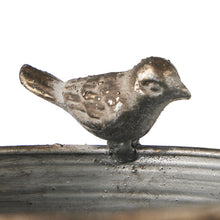 Load image into Gallery viewer, Metal Pot Planter with Bird14.5*14.5*16.5
