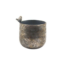 Load image into Gallery viewer, Metal Pot Planter with Bird14.5*14.5*16.5