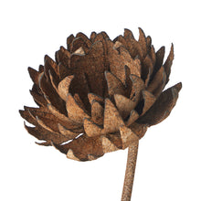 Load image into Gallery viewer, Sml Rust Standing Flower Candle Holder18*17*51