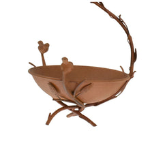 Load image into Gallery viewer, Hanging Birdfeeder on Branch w/2 Birds 21x20x29-51cm