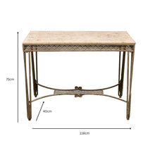 Load image into Gallery viewer, Vintage Style French Country Console Table 118x40x75cm