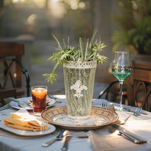 Load image into Gallery viewer, French Provinicial Dry-Flower Vase w/Fleur-de-lis 18x18x33.5cm