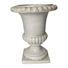 Load image into Gallery viewer, Elaborate Off-White Distressed Roman Planter 24x24x30.5cm