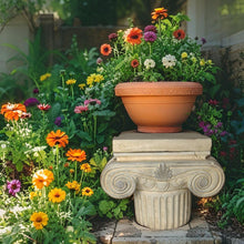 Load image into Gallery viewer, Elaborate Roman Pillar Planter/Stand w/Lid 40x31x32.5cm