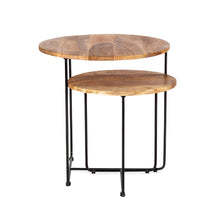 Load image into Gallery viewer, Set/2 Nested Bergen Trio Side Tables 50x50/40x40cm