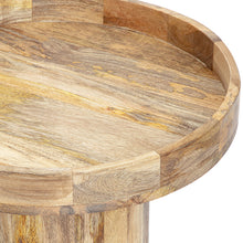 Load image into Gallery viewer, Tropea Mango Wood Side Table 50x50x49cm