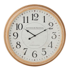 Load image into Gallery viewer, 60cm Sorrento Glass-Front Clock 60x6.3cm
