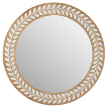 Load image into Gallery viewer, 70cm Sorrento Leaf & Corked Mirror 70x2.3cm