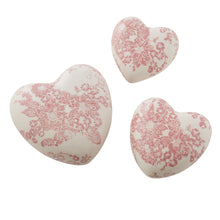 Load image into Gallery viewer, Set/3 Ass Size Cherry Blossom Hearts 10.5x4.5/8.5x4/7x3cm