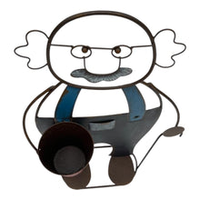 Load image into Gallery viewer, Colourful Grandpa w/Flower Pot 50x21.5x83cm