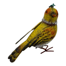 Load image into Gallery viewer, Colourful Yellow Bird Decoration 18.5x9x17cm