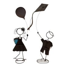 Load image into Gallery viewer, Set/ Asst Colourful Playing Kids Planters 65x25x58-104/35x17x98cm