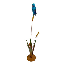 Load image into Gallery viewer, Kingfisher on Bulrush Garden Statue 40x22x104cm