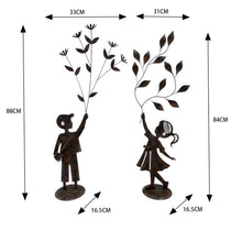 Load image into Gallery viewer, Set/2 Asst Kids W/Branches 33x16.5x88cm/31x16.5x84cm