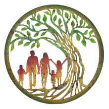 Load image into Gallery viewer, Laser Cut Family & Tree of Life Wall Art 60x0.6x60cm