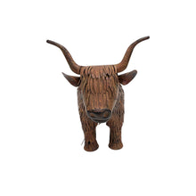 Load image into Gallery viewer, Highland Cow Garden Statue 64.5x35.5x53cm