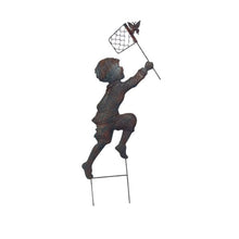Load image into Gallery viewer, S/2 Boy & Girl B'Fly Net Stakes 35.6 x 1.27x 77.5cm/29.20 x 1.3 x78.7cm