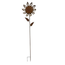 Load image into Gallery viewer, Sunflower Wind Spinner Stake 34.3x10.2x148cm