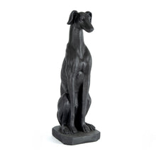 Load image into Gallery viewer, Majestic Sitting Greyhound Statue 35x26x82cm