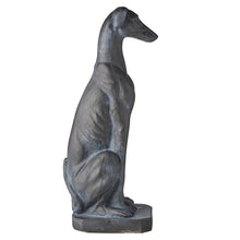 Load image into Gallery viewer, Majestic Sitting Greyhound Statue 35x26x82cm