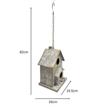 Load image into Gallery viewer, Hanging Two-Storey Birdhouse 16x15x45cm