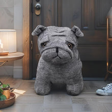 Load image into Gallery viewer, Grey French Bulldog Door Stopper