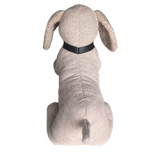 Load image into Gallery viewer, Beige Fabric Dachshund Door Stopper