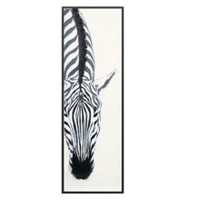 Load image into Gallery viewer, Classic Zebra w/Artificial Fur Framed Canvas Wall Art 30x3.5x90cm