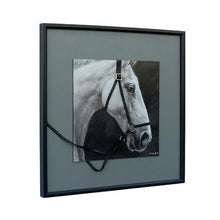 Load image into Gallery viewer, Horse w/3-D Bridle Framed Canvas Wall Art 60x60cm