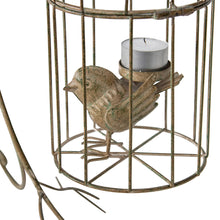 Load image into Gallery viewer, Birdcage on Stand Candleholder 18x28x42.5cm