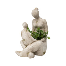 Load image into Gallery viewer, Arty Mother & Child Planter w/Hole & Plug 25x32x45cm