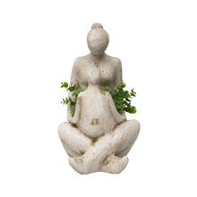 Load image into Gallery viewer, Arty Mother & Child Planter w/Hole & Plug 25x32x45cm