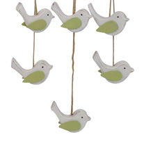 Load image into Gallery viewer, Set/2 Asst Pastel & Rustic Birds Mobiles 14.5x2.5x42cm