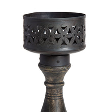 Load image into Gallery viewer, Handcrafted Ornate Baroque Pillar Candleholder 11x26cm