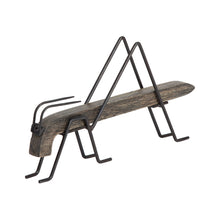 Load image into Gallery viewer, Handcrafted Wood & Iron Decorative Grasshopper 26.5x5x14.5cm