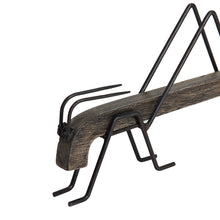 Load image into Gallery viewer, Handcrafted Wood & Iron Decorative Grasshopper 26.5x5x14.5cm