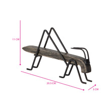 Load image into Gallery viewer, Handcrafted Wood & Iron Decorative Grasshopper 20.5x5x11cm