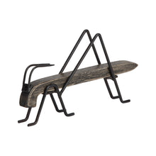 Load image into Gallery viewer, Handcrafted Wood & Iron Decorative Grasshopper 20.5x5x11cm