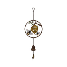 Load image into Gallery viewer, Bee Laser-Cut Hanging Bell 23x6x65cm